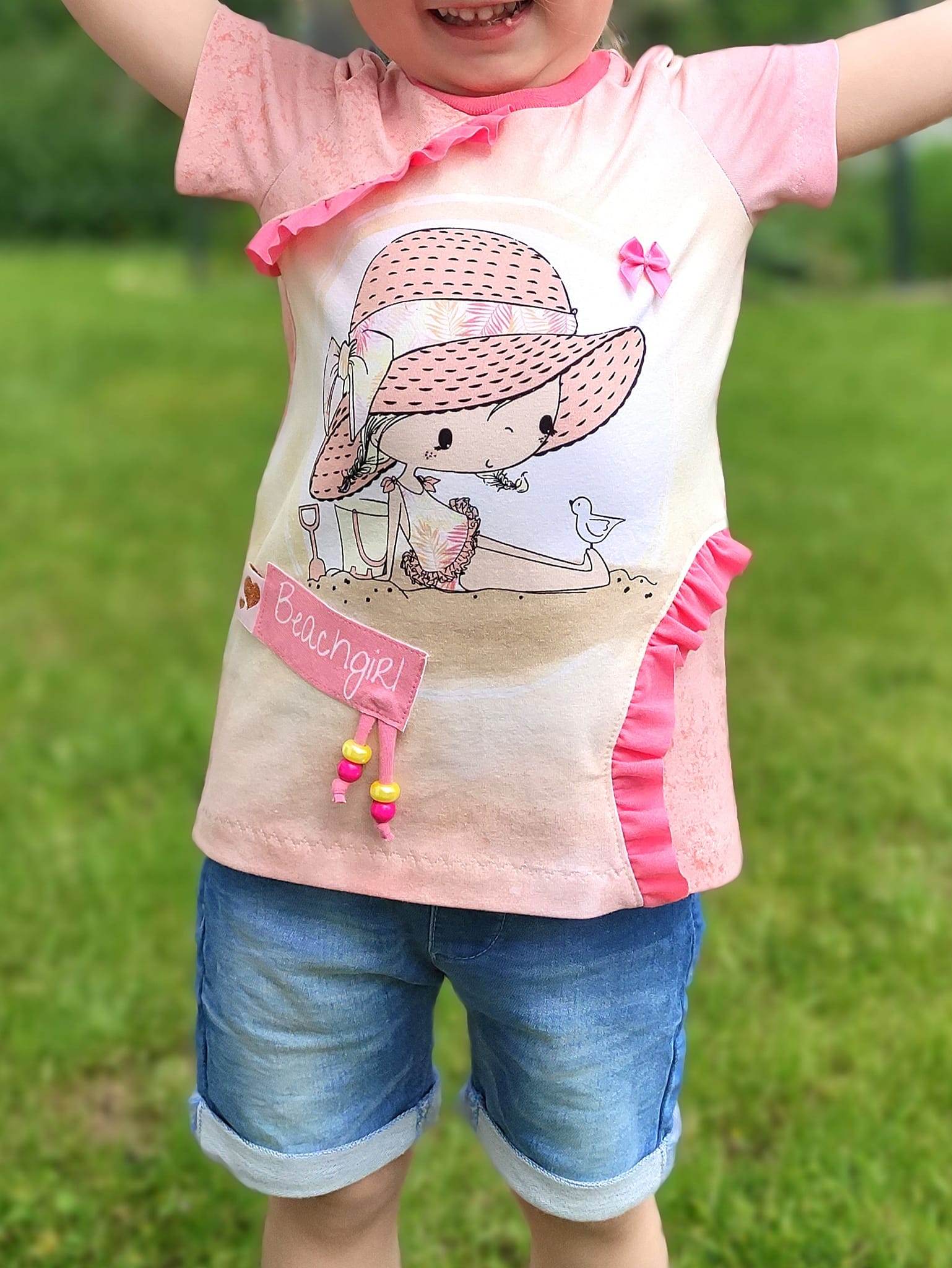 Schnittmuster *Big Wave Shirt* #T-Shirt Gr. 74-152 - Sewando