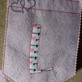 Stickdatei - Wimpelkette "LOVE"