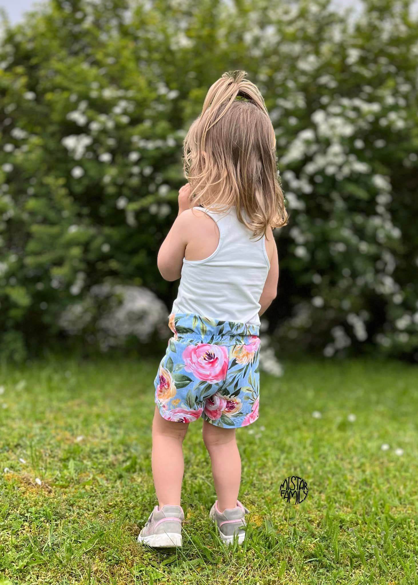 Schnittmuster Sommerhose Shorts für Kinder Amora Gr. 74-122 - Sewando