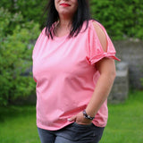 Schnittmuster Knotenshirt ASCHAU Gr. 32-56 - Sewando