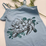 Plotterdatei Flower Turtle - Sewando