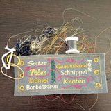 5x Stickdatei "Fadensammler" ITH Dosenmanschette