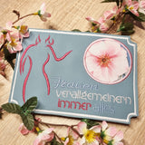 3x Stickdatei "Frauen" ITH mit Spruch