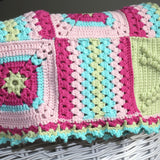 Häkelanleitung Babydecke aus Grannys "Große Liebe"