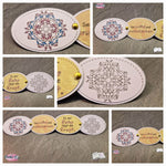 Digiset Tier Mandala, Plotterdatei, Sublimation, Digistamp, Digipaper - Sewando