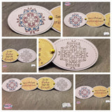 Digiset Tier Mandala, Plotterdatei, Sublimation, Digistamp, Digipaper - Sewando