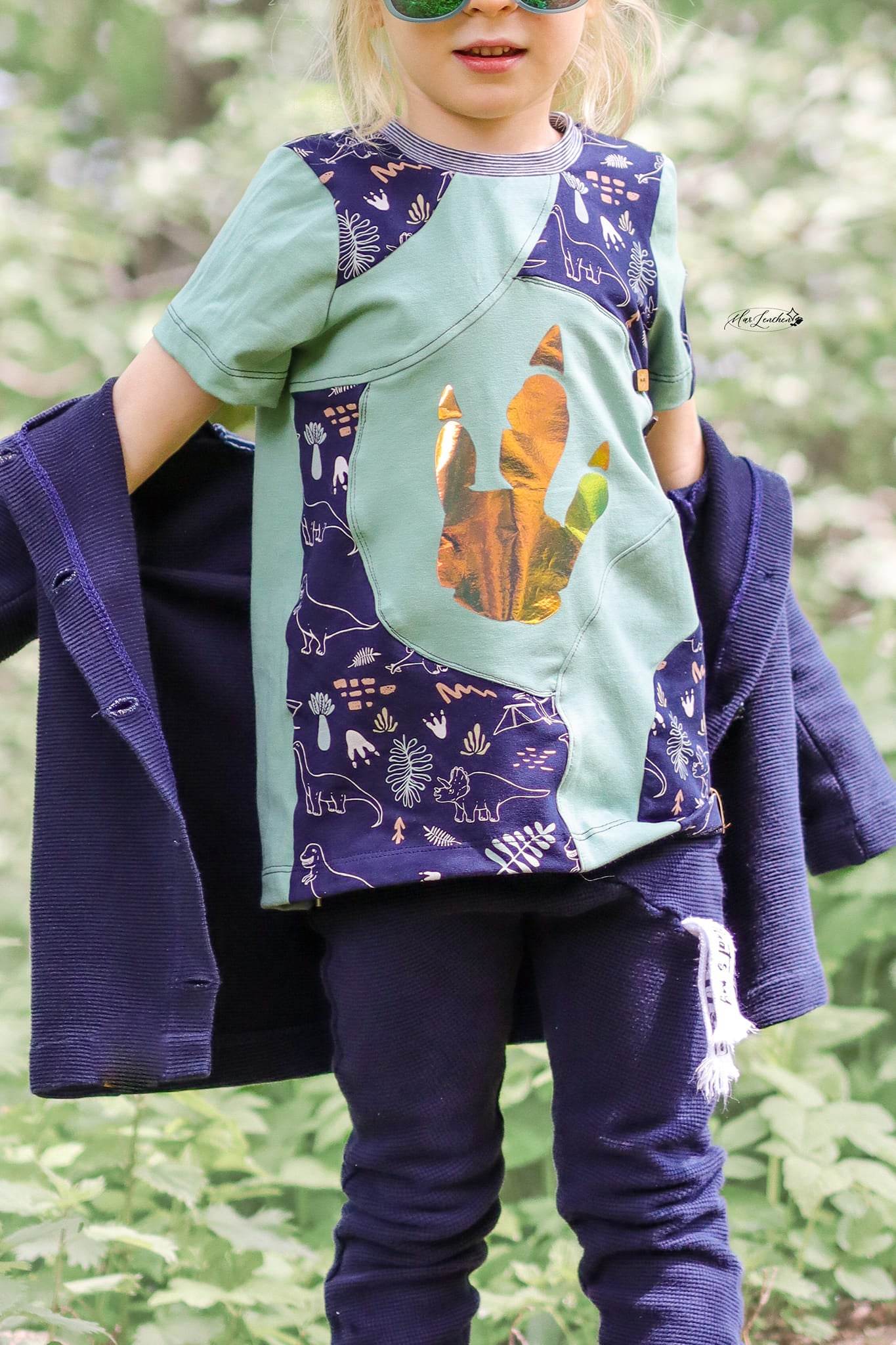 Schnittmuster *Big Wave Shirt* #T-Shirt Gr. 74-152 - Sewando