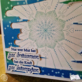 Digiset Strahlen Mandala, Plotterdatei, Sublimation, Digistamp, Digipaper - Sewando