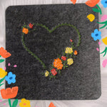 Stickdatei - Blumenherz - Sewando