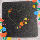 Stickdatei - Blumenherz - Sewando