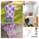 Oversized Shirt Kids & Teens 116-164 Schnittmuster inkl. Beamerdatei - Sewando