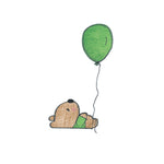 Stickdatei Bär Ballon, Doodle, Applikation, Teddy, Bär, Luftballon, Aufnäher, Kind, Baby - Sewando