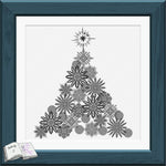 Digistamp Weihnachtsbaum Schneeflocken Plotten, Sublimation, Drucken, Digistamp - Sewando