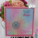 Digiset Strahlen Mandala, Plotterdatei, Sublimation, Digistamp, Digipaper - Sewando