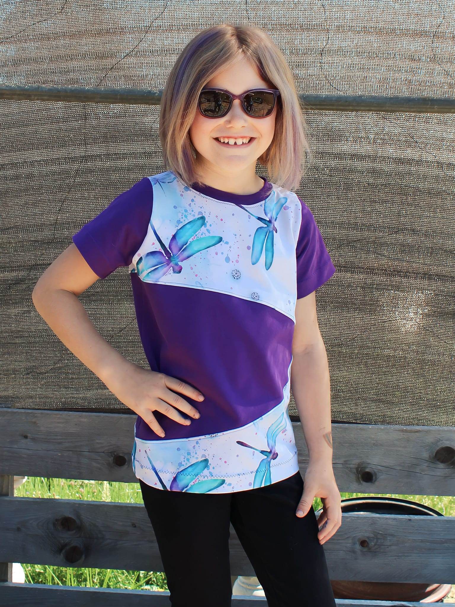 Schnittmuster LillyLio das Shirt Gr.122 - 176 - Sewando