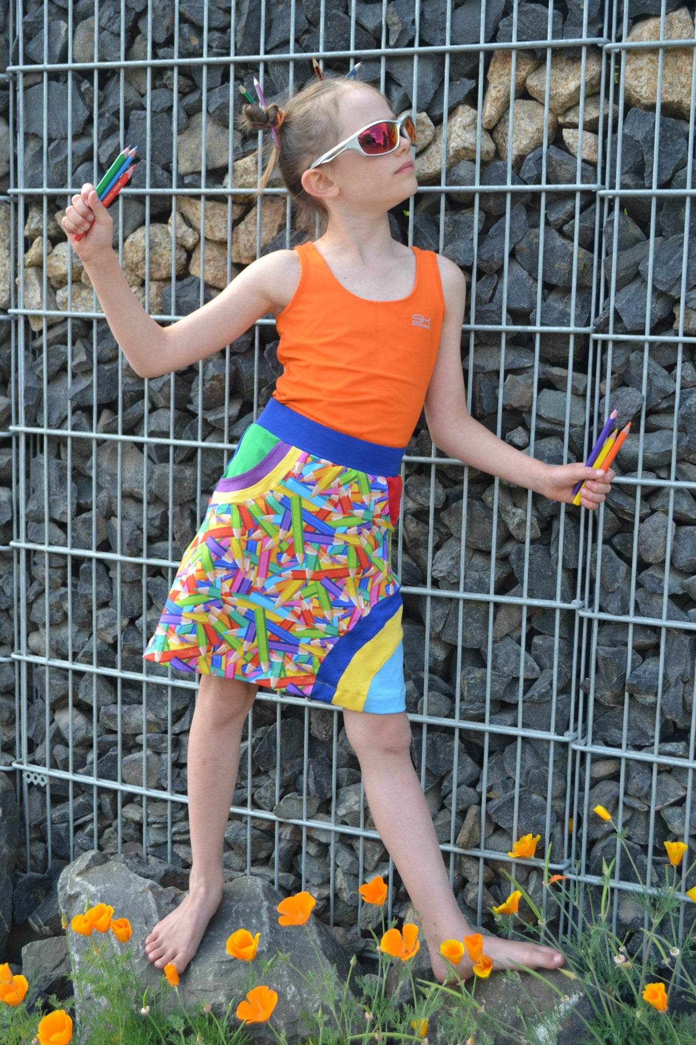 Schnittmuster / Sewing Pattern *Big Wave Skirt* Size 74-158 / 9m - 12 Years - Sewando