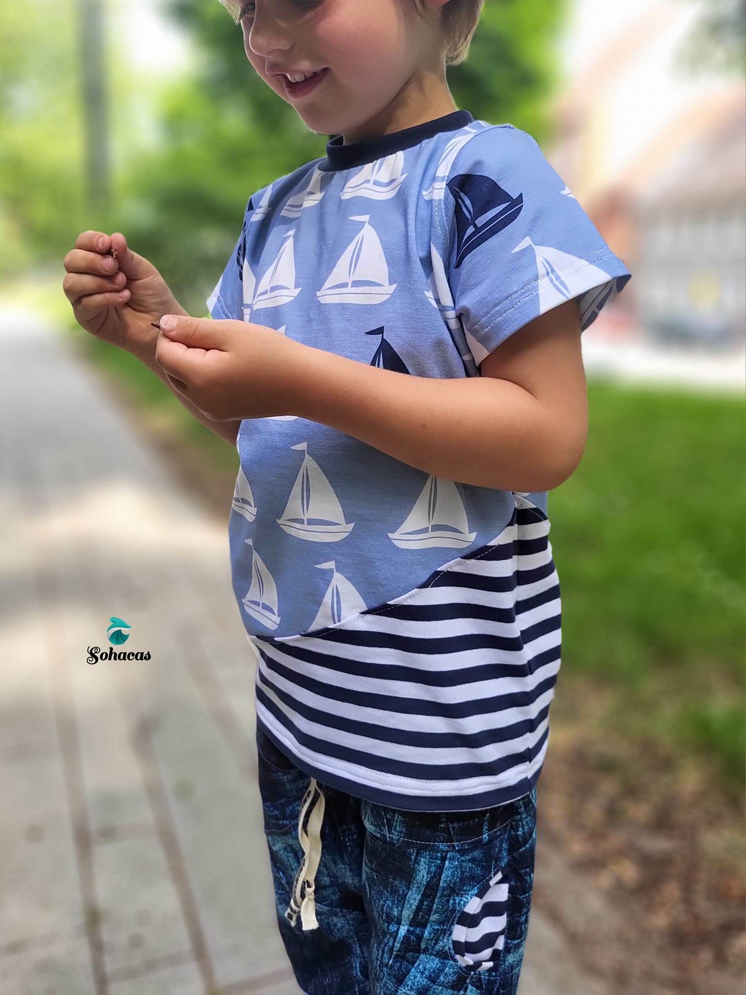 Schnittmuster LillyLio das Shirt Gr.122 - 176 - Sewando