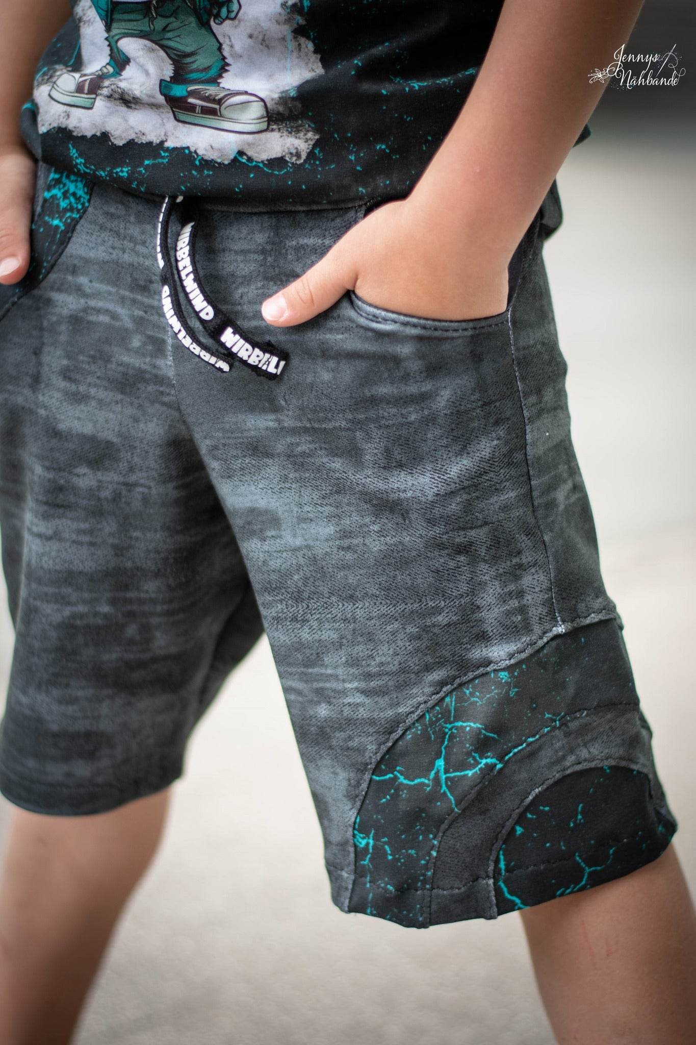 Schnittmuster *Big Wave Shorts* Version Teens Gr. 128-158 - Sewando