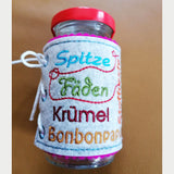 5x Stickdatei "Fadensammler" ITH Dosenmanschette
