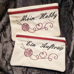 3x Stickdatei Projekttasche Stricken - Sewando