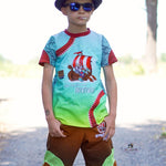 Schnittmuster *Big Wave Shirt* #T-Shirt Gr. 74-152 - Sewando
