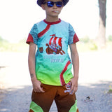 Schnittmuster *Big Wave Shirt* #T-Shirt Gr. 74-152 - Sewando