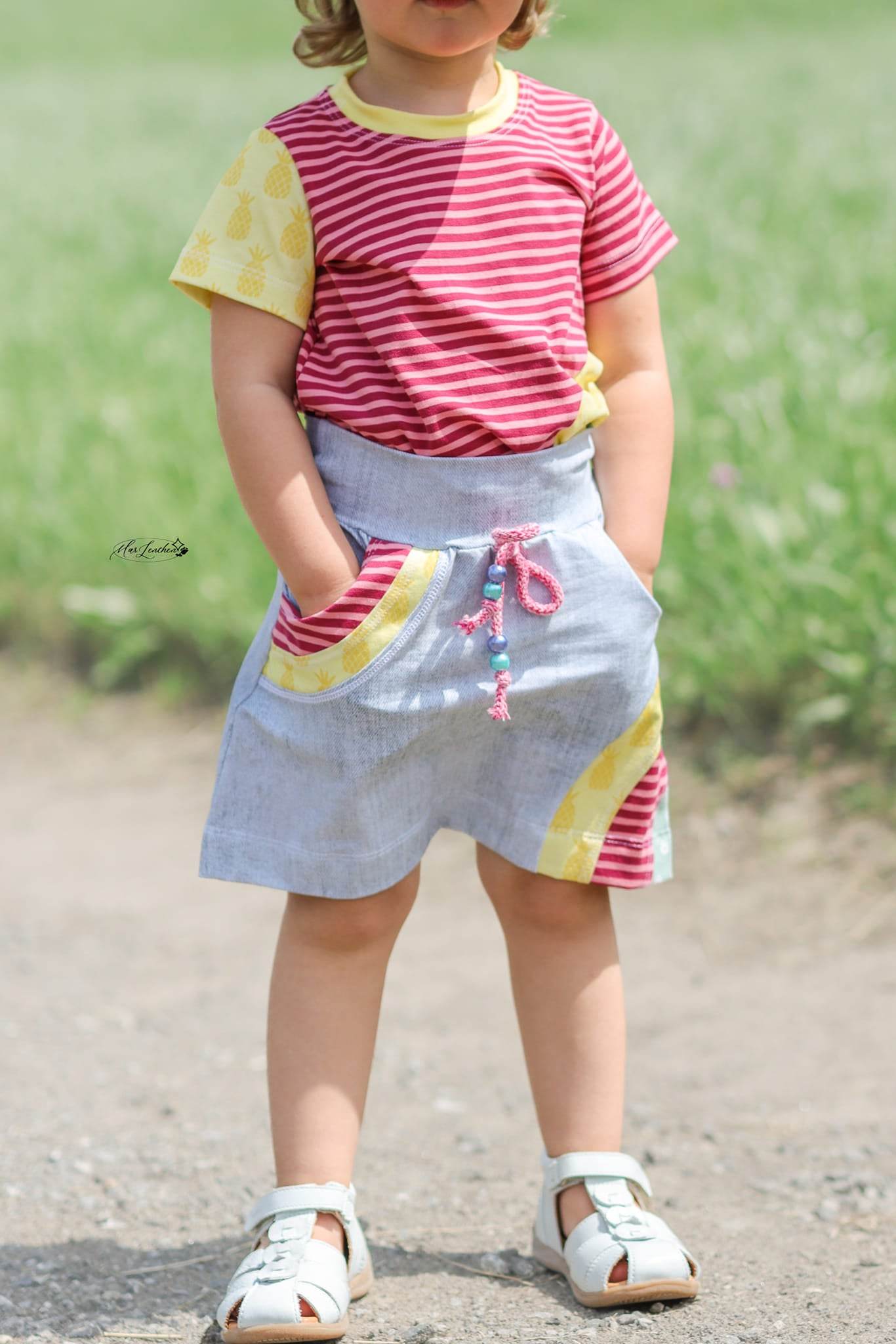 Schnittmuster *Big Wave Skirt* #Rock Gr. 74-158 - Sewando
