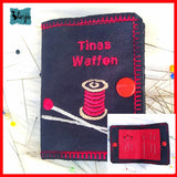 6x Stickdatei "Nadeln" ITH Nadelbuch
