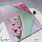 Digiset Löwe mit Gladiole Plotten, Sublimation, Drucken, Digistamp, Digipaper - Sewando