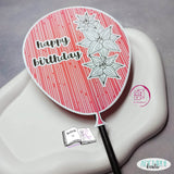 Plotterdatei Jungfrau mit Dahlie Digiset, Sublimation, Druck, Basteln - Sewando