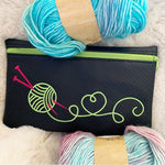 3x Stickdatei Projekttasche Stricken - Sewando