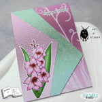 Digiset Löwe mit Gladiole Plotten, Sublimation, Drucken, Digistamp, Digipaper - Sewando