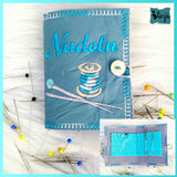 6x Stickdatei "Nadeln" ITH Nadelbuch