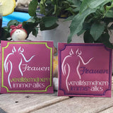 3x Stickdatei "Frauen" ITH mit Spruch
