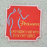 3x Stickdatei "Frauen" ITH mit Spruch