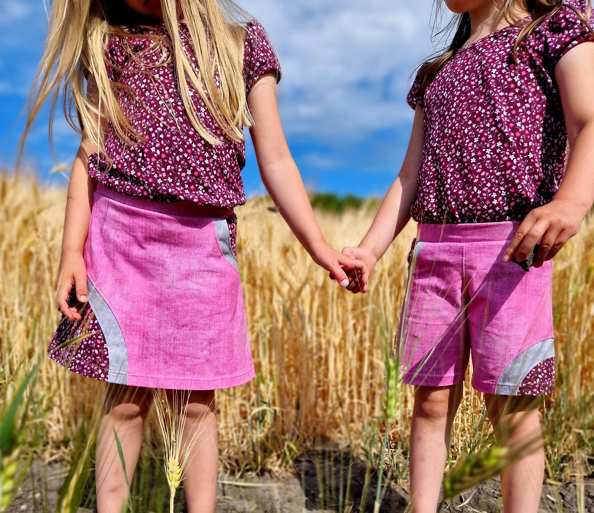 Schnittmuster *Big Wave Shorts* Kombi Set Baby & Kids & Teens Gr. 74-158 - Sewando