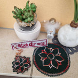 6x Stickdatei "Bundle Blume Lisa" ITH und Satinstick