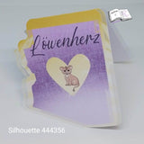 Plotterdatei Löwe mit Gladiole Sublimation, Digistamp, Digipaper ! - Sewando