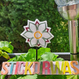 6x Stickdatei "Bundle Blume Lisa" ITH und Satinstick