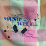 Stickdatei - MUSIK an, WELT aus (2 Versionen) - Sewando