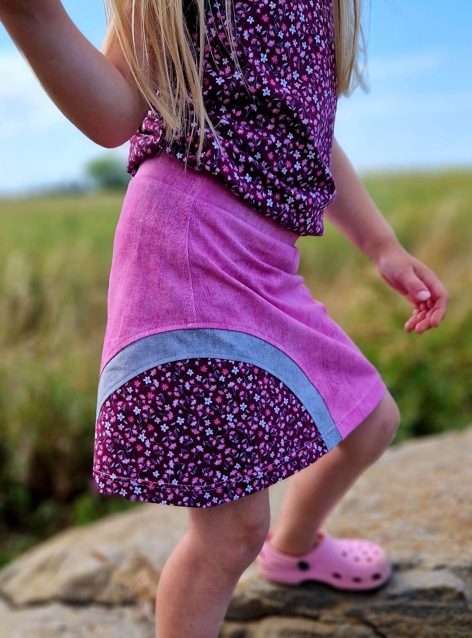 Schnittmuster / Sewing Pattern *Big Wave Skirt* Size 74-158 / 9m - 12 Years - Sewando