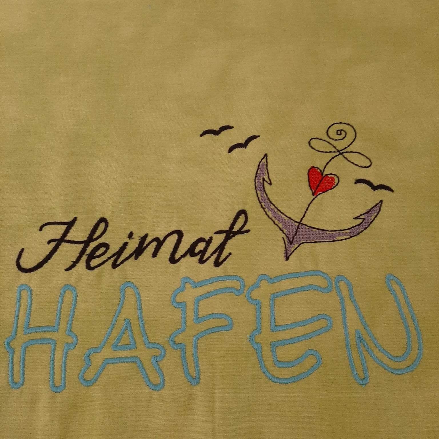 Stickdatei - Heimat HAFEN - Sewando