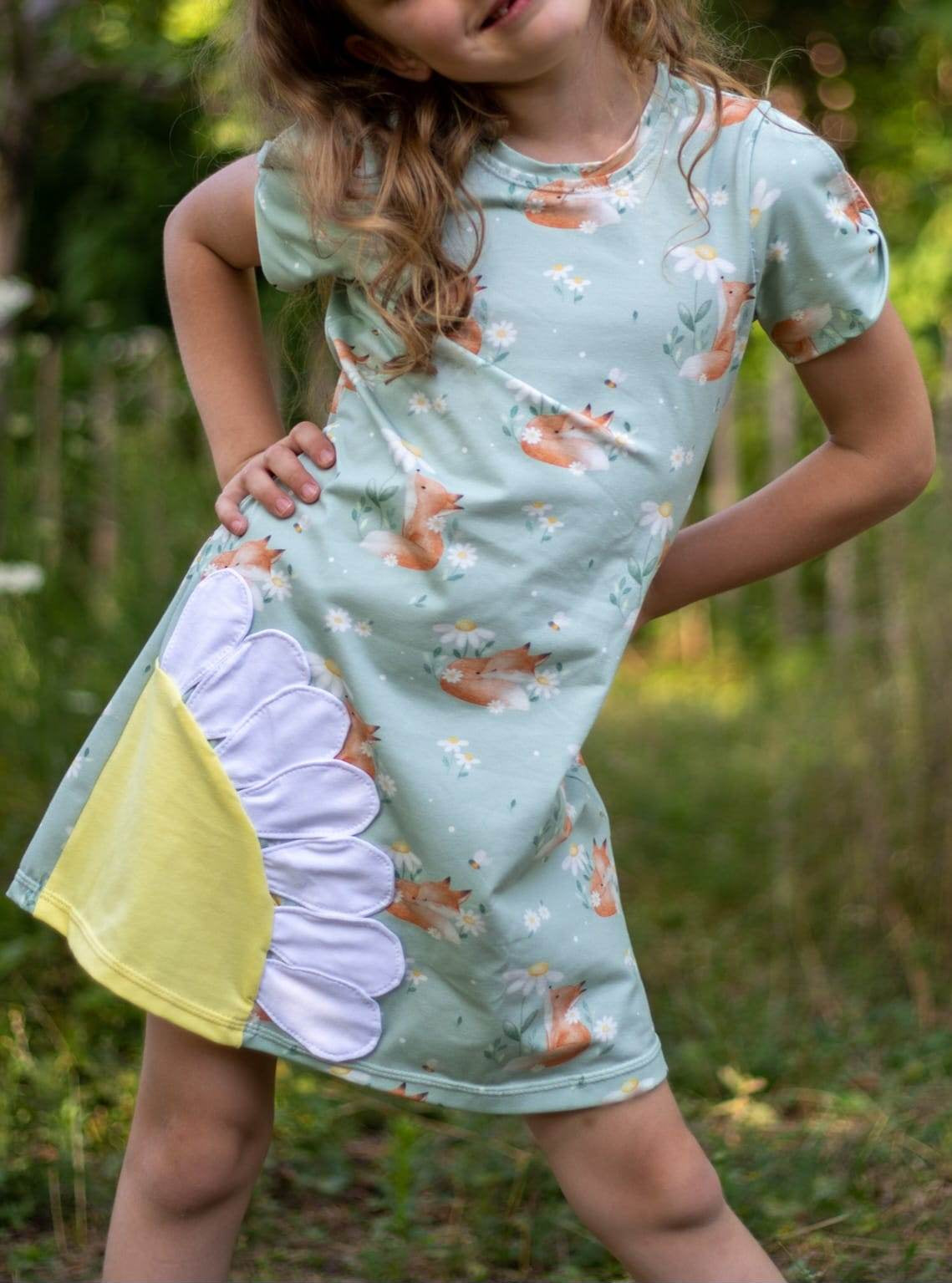 Schnittmuster *Big Wave Dress* #Ganzjahreskleid #Kleid Gr. 62-176. - Sewando