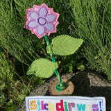 6x Stickdatei "Blatt" ITH Blätter für Blumenpieker