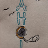 Stickdatei "AHOI Kompass"