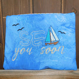 Stickdatei - Spruch "SEA you soon"