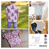 Oversized Shirt Baby & Kids 68-116 Schnittmuster inkl. Beamerdatei - Sewando