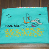Stickdatei - Spruch "Feel the BREEZE"