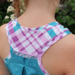 Schnittmuster Racerback Tanktop Shirt Kira für Mädchen Gr.92-164 - Sewando