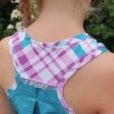 Schnittmuster Racerback Tanktop Shirt Kira für Mädchen Gr.92-164 - Sewando